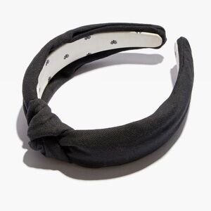 Lele Sadoughi Black Woven Headband